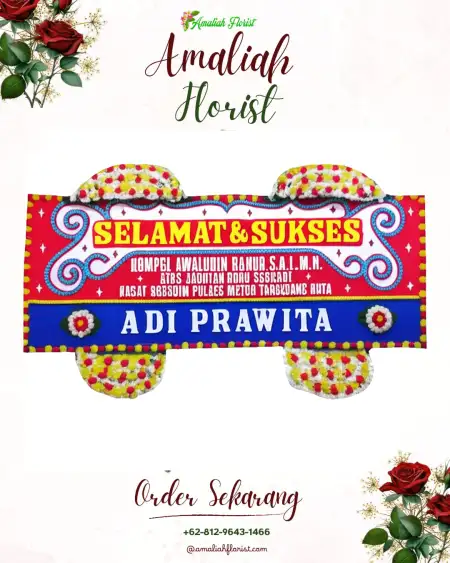 Papan Bunga Ucapan Selamat Mundakjaya